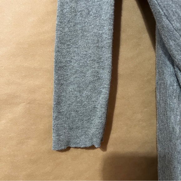 AllSaints | Itat Shrug Convertible Twist Sweater Cardigan Grey Cotton Size S - Picture 7 of 11